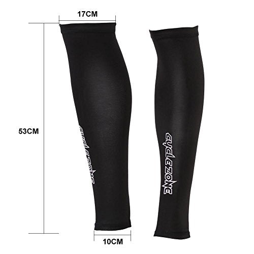 1 Paar Kalfsleeves, ademend Sport Kalf, Compressie Mouwen, Zonbescherming, UV-bescherming, Outdoor Unisex voor hardlopen, Fietsen, Vissen
