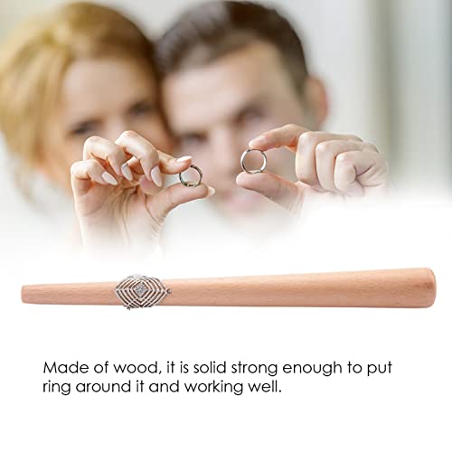 Ring grootte Mandrel, Houten Mandrel Tool voor het maken van vingerring sieraden en Ring vormgeven Polijsten, Ring grootte Mandrel 3
