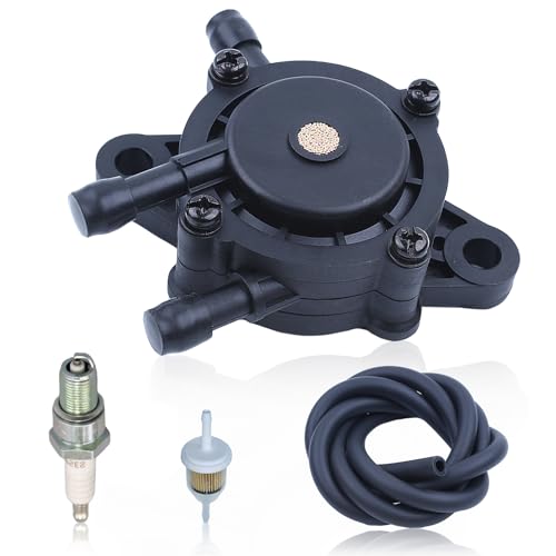 Brandstofpomp voor Briggs & S 491922 691034 692313 808492 808656, olieepromp met bougie, olielang, oliefilter
