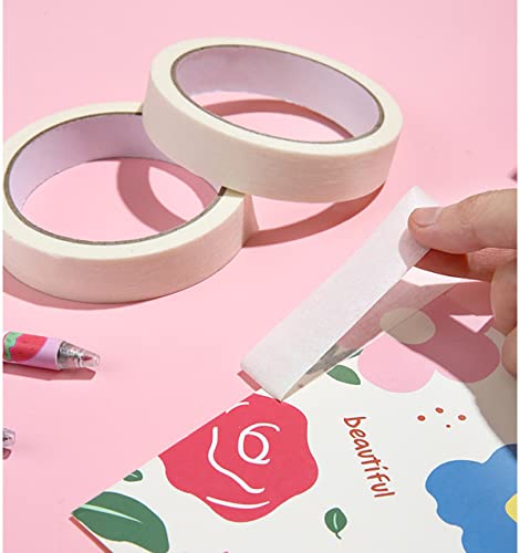 1 x Schilderen Masker Tape 10 mm x 50 m Kleefband voor schilderen, decoratie, kantoor, kunst, ambachten 3