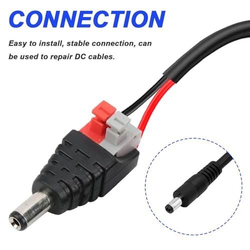 5.5mm x 2.1mm Mannelijke Plug & Adapter 5.5mm x 2.1mm Bushing (20PCS) 3