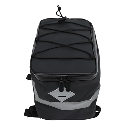 Fiets Achterzitzak, Layered Design Waterdicht Stabiele fiets bagagedrager tas ritssluiting voor buiten fietsen (8L) Fietsrekken en opslag