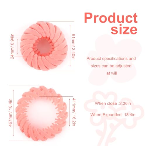 Bird's Nest Hair Clips 7 stuks Bird Nest Hair Clips Gemengde kleur Haar Clips voor vrouwen verstelbare grootte Updo kapsels Hoge paardenstaart krullen haar lang