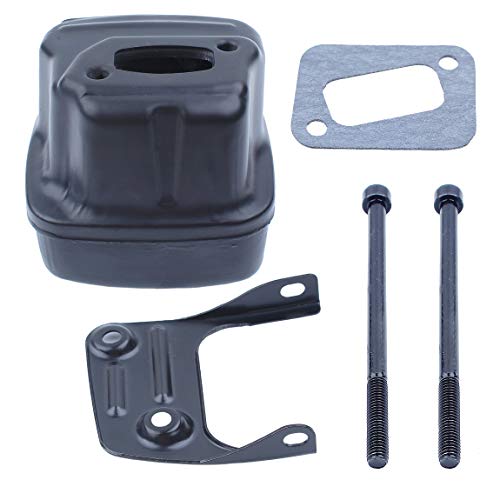uitlaatgeluiddemper w/ beugel schroef pakking kit voor Husqvarna 350 353 346XP 345 340 E EPA kettingzaag #503862803 onderdeel vervangen 3