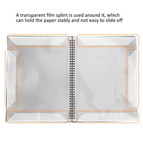 Muziek Blad File Thema Bestand Documenten Opslag Solkey Folder 40 Pockets A4 Waterdicht ABS voor Piano Gitaar Muziekinstrument Accessoires Zwart 5