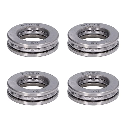 10 PCS Airplane Thrust Ball Bearings Miniature Ball Thrust Bearing Hoge nauwkeurigheid Afneembare miniatuur Axiale metalen lagerkit (51105)