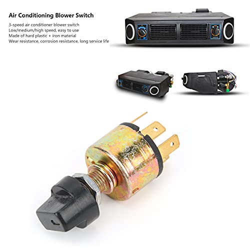 Airconditioning 3 Speed Blower Switch AC Control Plastic Rotatie Knob Universeel voor 12V 24V Car Truck Climate Control Switch, voor Car Airconditioning, voor Heater 3