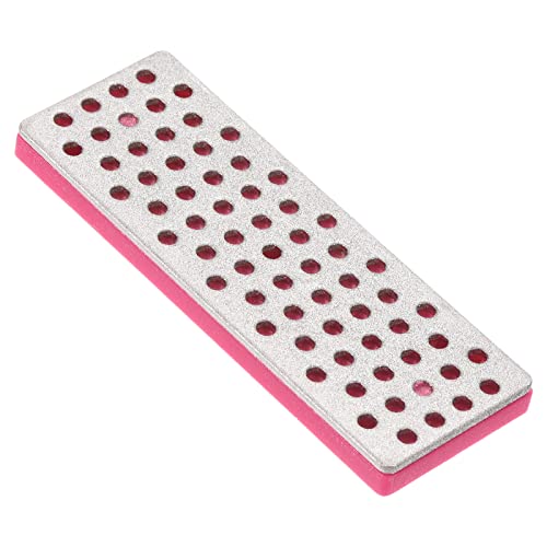 70mm 500 Grit Fijn Ski Snowboard Diamond Stone,Ski Edge Sharpener Diamond Rand Files Snowboard Whetstone,Fuchsia