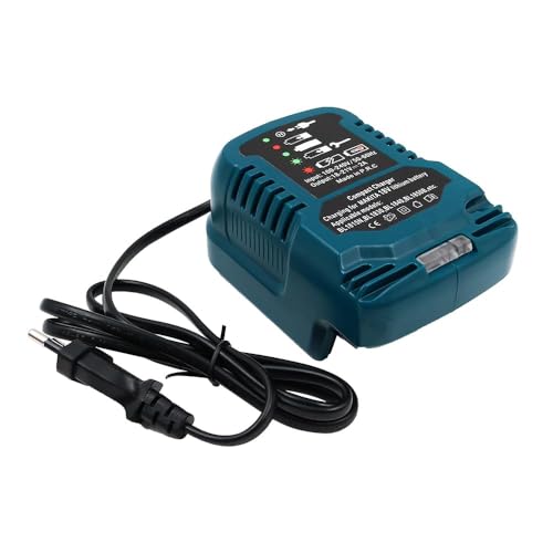 Mini Lithium batterijlader voor Makita 18 V Batterij, Compatibel met BL1850B, BL1860, BL1830, BL1840, BL1815