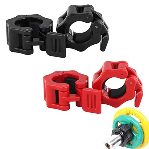 4st Plastic Dumbbell Clamp, Quick Release Barbell Clamps, Dumbbell Clips, Geschikt voor thuistraining, gymtrainingen en buitensporten