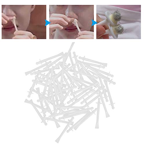 Neus haar wasset, neus wassticks wegwerp was applicatoren 60 stukken voor neus, wenkbrauwen en lippenhaar 5