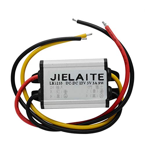 Power Supply Module, waterdichte DC Buck Converter 12V tot 3V Power Supply Converter Module voor Auto LED Dispaly, Motor, Audio, enz.