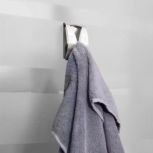 5 stuks metalen handdoekhanger, roestvrij stalen handdoekhaak, handdoekhouder voor badkamer en keuken, Geschikt voor keuken, badkamer, kantoor, boren geen behoefte 5