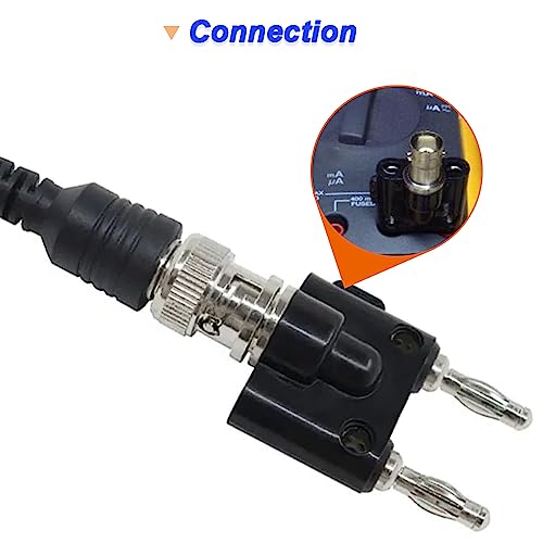 BNC aan Banana Plug & BNC Vrouw aan Banana Plug, RF Coaxiale Adapter, Bind Polen Connector (4 4