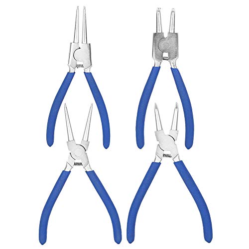 Een set van 4 klikverentang, inclusief 2 rechte tang en 2 buigtang, binnenste en buitenste bedrijfsvoertuig vergrendeling veertang 4