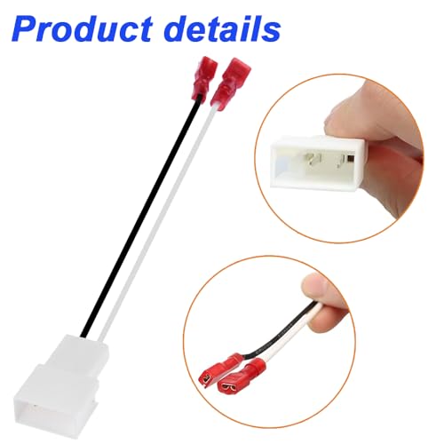 72-8104 Speaker Bedradingsharnas Adapter Draad Vervanging voor Camery, voor Corolla, voor Tacoma auto voor- en achterluidsprekers (6PCS) 4