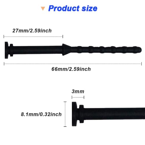 Rubber Computer Ventilator Montage Schroef, 65mm/2.56inch CPU Ventilator Montage Pin Rives Geluidsreductie Anti-Vibratie Zachte Rubber Schroeven (40PCS)