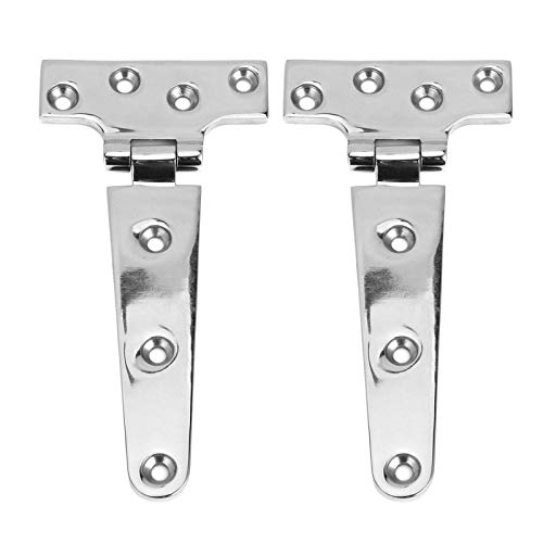 2st 152 * 76mm/6x3in T-Shape Hinge 316 Roestvrij staal Heavy Duty Universal Hunting Fishing Boat Speedboat Marine Long Hinge Hardware Accessoires 3