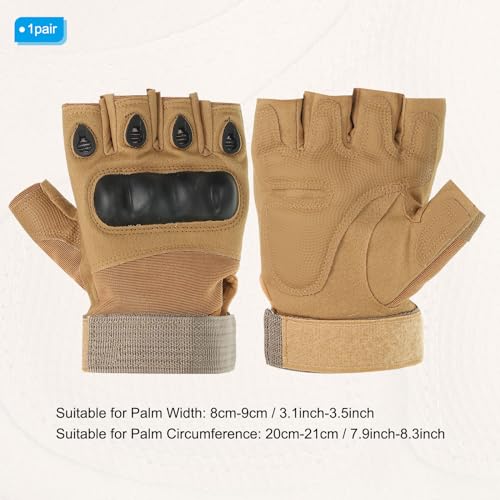 Handschoenen zonder vingers, Halfvingerhandschoenen, Ademende Trainingshandschoenen voor Buiten, Werk, Klimmen, Fietsen, Jagen