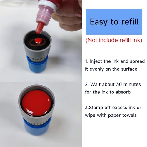 Good Job Notice Postzegel Zelf inkt, Red Ink Office Stempels Pre Inked Bericht Stempel Navulbare Business Stempel, Groen 4