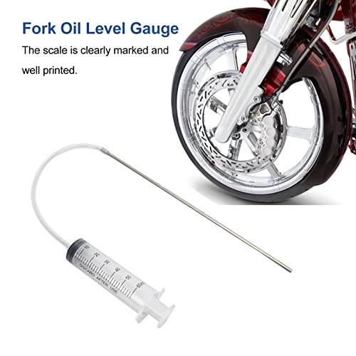 Fork Oil Level Gauge, Motor Fork Oil Level Tool Set, Motorfiets vork schorsing olieniveaumeter gereedschap voor motorfiets mountainbike