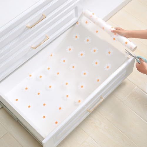 Anti schimmel antibacteriële koelkastmatten, antifouling lademat, antibacteriële koelkastmat, geschikt voor koelkasten, kasten, tafels, 30 x 500 cm 5