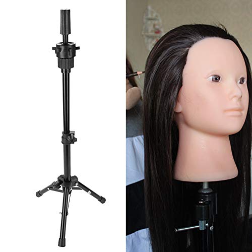 Kapper Training Hoofdhouder, Mannequin Hoofdhouder, Haar Styling Stand (zwart, metaal) 4