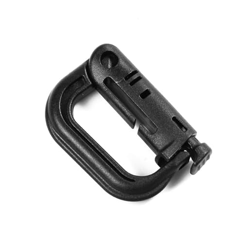 12 st Tactical Hangband Carabiner Molle Strap Nylon Carabiner Clip Keychain Ring voor Tactical Rugzak Klimmen Wandelen Outdoor Gebruik 3