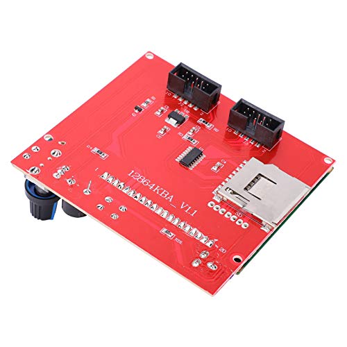 12864 LCD Configuratiescherm, Display Card, Intelligent Display Module, Controller voor 3D-printers met lijnen, Pack van 2 5