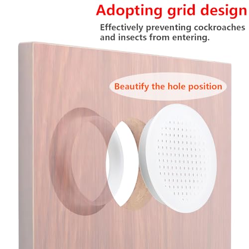12 st Ronde Mesh Hole Air Vent 35mm Plastic Ventilatie Hole Ronde Ventilatie Grille voor Cupboards Schoen Kabinet Kledingkast 3
