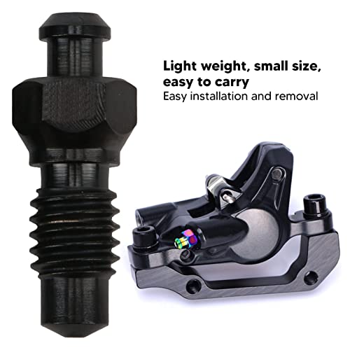 2 st. Schijf Brake Bleed Schroef, M6 High Strength Disc Brake Bleed Schroef Titanium Legering Rustweerstand Olieschijf Uitlaatschroeven (zwart) 5