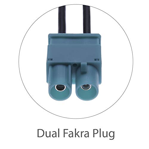 Dubbele Fakra auto antenne adapter van  Automodel 5