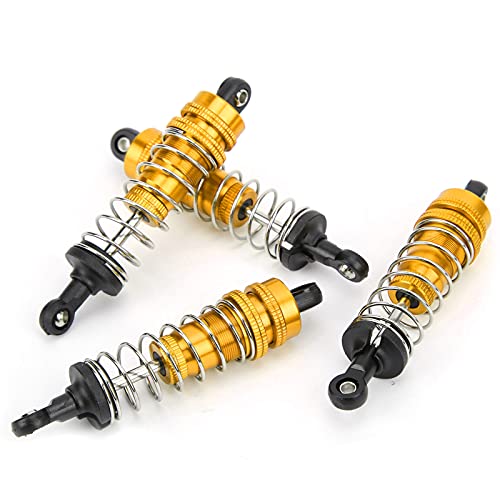 1/12 RC Shock Absorber Set 80mm, voor MN G500/BRABUS, metalen schok Absorber Damper Accessoires RC Auto Upgrade Onderdelen(Gold) 5