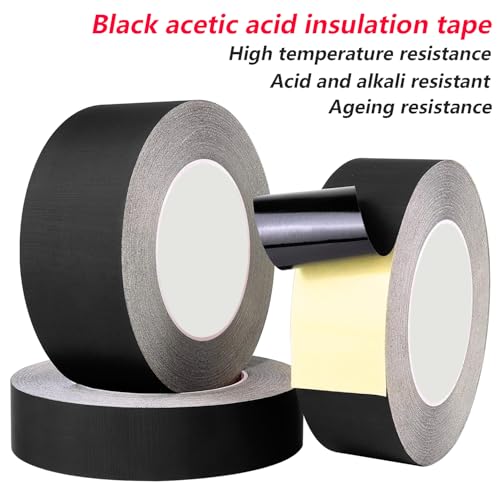 2 Rolls isolatie tape, 15mm x 30m, elektrische tape, isolatie tape voor kabels en kabels, zwart 3