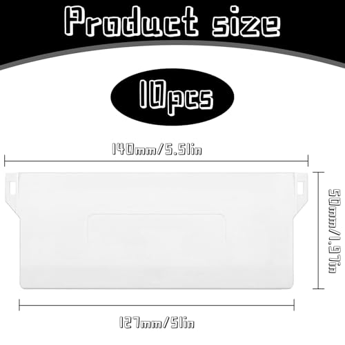 Slat Curtain 10PCS Weight Plates Verticale blinden Reserveonderdelen Accessoires Gewichten voor verticale blinden Gordijn Deur Raamaccessoires (Wit, 127mm)