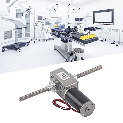 12V High Torque Motor Gear Motor, M8 Double Shaft 1280 Motor, Coaxiale tandwielmotor voor rechter- en linkeras met Flange (50 verhouding reductie) 3