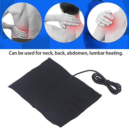 DC5V 60°C USB Elektrische Verwarmingskussen, 15 X 20 Cm Opvouwbare koolstofvezel Elektrische Verwarmde Kussen, voor opwarmende schouders, Nek, Waist 4