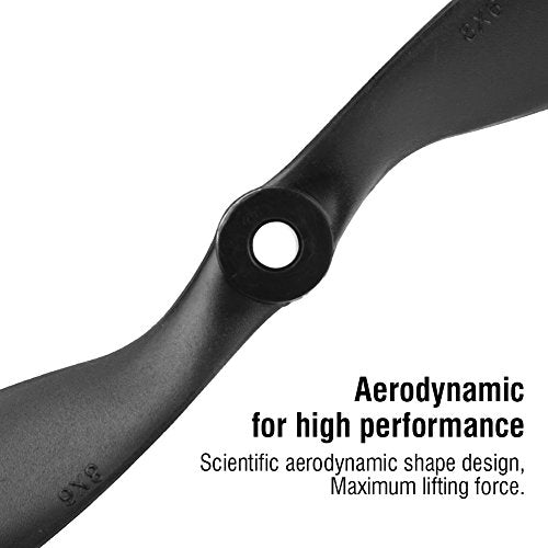 Flugzeug Quadcopter Propeller, 10 Teile /satz 8060 Blatt Propeller Zubeh?r f ̈1r Fernbedienung Flugzeug Quadcopter (Schwarz) 4