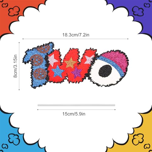 Verjaardag taart Topper, Glitter papier cartoon Street thema feest decoratie schattig cake topper decoratie cartoon thema verjaardag decoraties voor jongens & meisjes (twee)