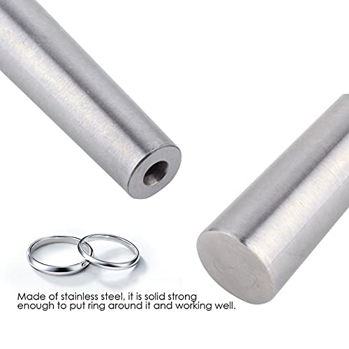 Ring vergroten Sieraden Ring Vergroter Ring Vergroter Stick, Roestvrij stalen Ring Vergroter Stick Mandrel Sizer Tool for Making Jewelry and Forming Rings(M) 5