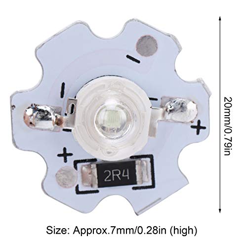LED Chips, 25 stuks LED Lamp kralen, 200LM 3W 5V Krachtige LED Chip, LED Bulb SMD Chip Light Bulb voor DIY Verlichting fixaties, 3D wandpanelen (Cool Wit)