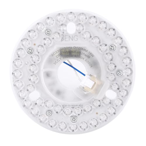 Plafond Ventilator licht vervangingspaneel PCB LED Retrofit Kit 18W 3000K 4000K 6000K 3 Kleur Dimbaar Compatibel Meest LED Dimmers Magnetische Montage Design (230V)
