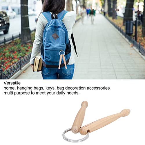 2 st. Drum Stick Keychain, kleine lichtgewicht drum Stick Key Loop, sleutelhanger Bag Decoratie Muziekinstrumenten Cadeau 4