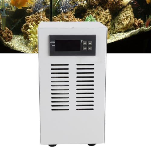 Watertankkoeler 72W Constante koeling 20L Aquarium Temperatuurregelaar voor stille werking, snelle elektronische koeling (EU-plug) 5
