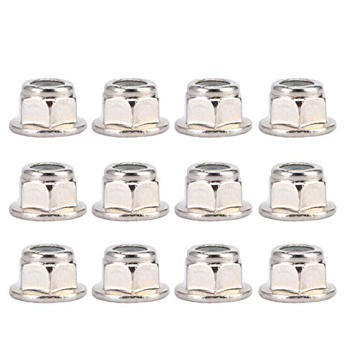 12PCS 4mm Anti-slip wiel slot Nut onderdelen geschikt voor Axial Traxxas TRX4 TRX6 SCX10 1/10 RC Model Car(Zilver) 4