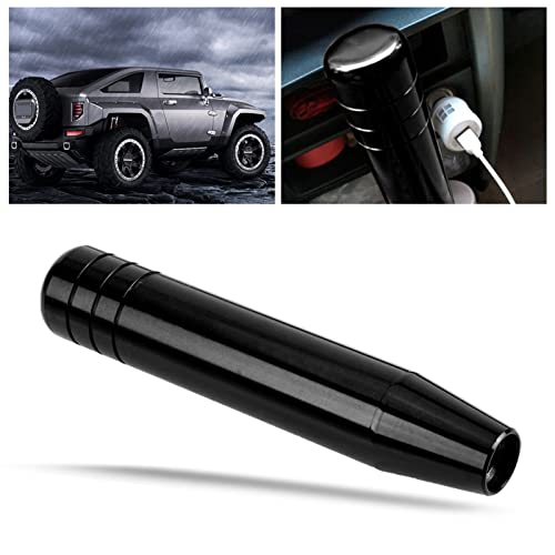 Universele versnellingshift voor auto, 18 cm, handmatige shiftlever, aluminiumlegering (zwart) 3