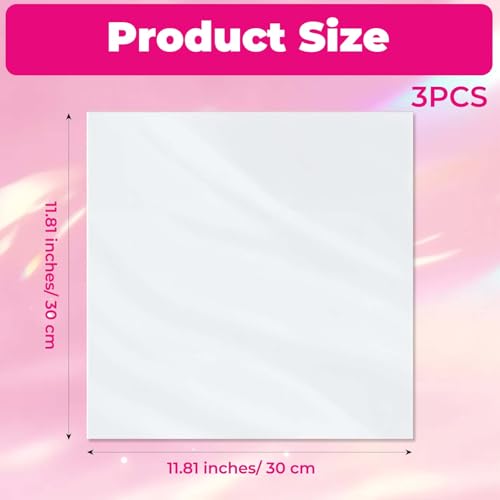 3 stuks Satin Pocket Squares voor mannen, White Pocket Squares Elegante Veganistische Zijde Zakdoek Instellen voor pakken