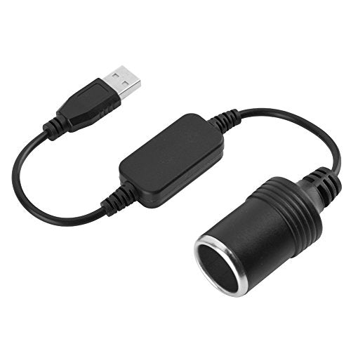 USB naar,Port 12V Sigaret Aansteker Vrouwelijke Converter Lichtgewicht USB 12V Adapter Cord Power Electronic Hond voor het rijden Recorder Charger