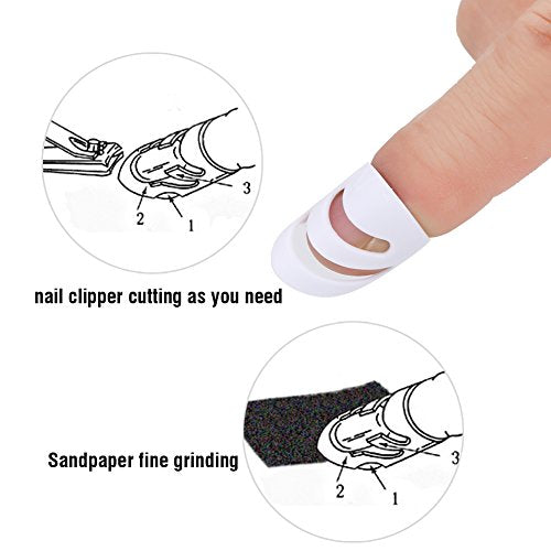 vingerpicks Gitarre, Tbe set van 4 vingerbeschermers voor basgitaar, ukelele, mandoline 3