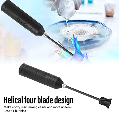 Hars Stirrrer, Epoxy Resin Mixer Handheld Electric Resin Mixer Oplaadbaar Krachtige Slow Motor Handheld elektrische Hars Stirrer met, Modelling Tools (4 kleuren) 5